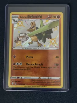 Pokemon TCG - Shining Fates - Galarian Sirfetch’d SV064/SV122 Shiny Rare - Image 1