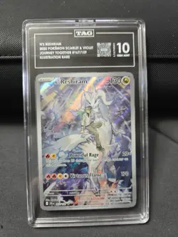 Pokemon TCG N's Reshiram 167/159 Journey Together Holo IR 10 - Image 1