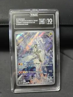 Pokemon TCG N's Reshiram 167/159 Journey Together Holo IR 10 - Image 2