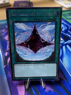 Dimensional Fissure (Platinum Secret Rare) RA03-EN163 Quarter Century Bonanza... - Image 1