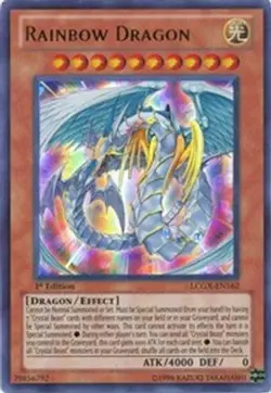 Yugioh - Rainbow Dragon (Ultra Rare) (Unlimited) - LCGX-EN162 (P) - Image 1
