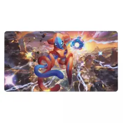 Board Card Game Pokemon Deoxys Playmat Game Mousepad Play Mat of TCG 114972 - Image 3
