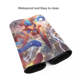 Board Card Game Pokemon Deoxys Playmat Game Mousepad Play Mat of TCG 114972 - Image 4