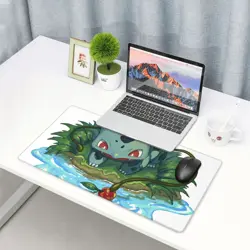Bulbasaur - Board Card Game Pokemon Playmat Game Mousepad Play Mat of TCG 225771 - Image 3