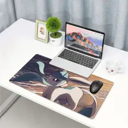 Glaceon - Board Card Game Pokemon Playmat Game Mousepad Play Mat of TCG 225612 - Image 3