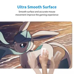 Glaceon - Board Card Game Pokemon Playmat Game Mousepad Play Mat of TCG 225612 - Image 4