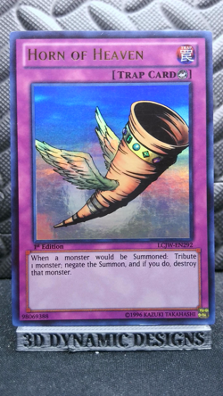 | Yugioh Horn of Heaven LCJW-EN292 1st Edition Ultra Rare Joeys World NM 🔥 | - Image 1