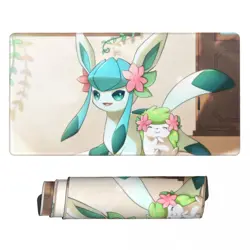 Glaceon Shaymin Board Card Game Pokemon Playmat Game Mousepad Play Mat of TCG - Image 1