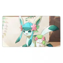 Glaceon Shaymin Board Card Game Pokemon Playmat Game Mousepad Play Mat of TCG - Image 2