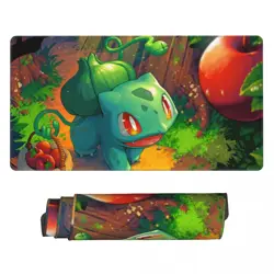 Bulbasaur - Board Card Game Pokemon Playmat Game Mousepad Play Mat of TCG 225399 - Image 1