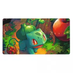 Bulbasaur - Board Card Game Pokemon Playmat Game Mousepad Play Mat of TCG 225399 - Image 2