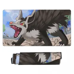 Mightyena - Board Card Game Pokemon Playmat Game Mousepad Play Mat of TCG - Image 1