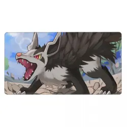 Mightyena - Board Card Game Pokemon Playmat Game Mousepad Play Mat of TCG - Image 2