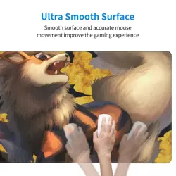 Arcanine - Board Card Game Pokemon Playmat Game Mousepad Play Mat of TCG 225274 - Image 5