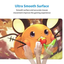 Dedenne - Board Card Game Pokemon Playmat Game Mousepad Play Mat of TCG 225277 - Image 5