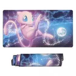 Mew - Board Card Game Pokemon Playmat Game Mousepad Play Mat of TCG 114973 - Image 1