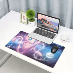 Mew - Board Card Game Pokemon Playmat Game Mousepad Play Mat of TCG 114973 - Image 2