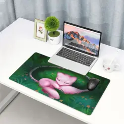 Mew Board Card Game Pokemon Mouse Pad PTCG CCG MTG Play Mat 60*35cm 115231 - Image 3