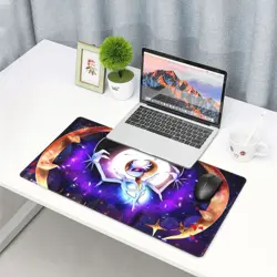 Lunala - Board Card Game Pokemon Playmat Game Mousepad Play Mat of TCG 115041 - Image 2