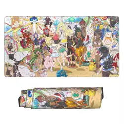 Board Card Game Pokemon Lycanroc Playmat Game Mousepad Play Mat of TCG 115033 - Image 1