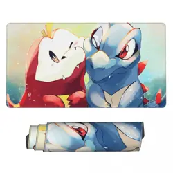 Board Card Game Pokemon Totodile Playmat Game Mousepad Play Mat of TCG 114969 - Image 1