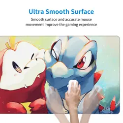 Board Card Game Pokemon Totodile Playmat Game Mousepad Play Mat of TCG 114969 - Image 5
