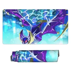 Lunala - Board Card Game Pokemon Playmat Game Mousepad Play Mat of TCG 3916 - Image 1