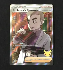 Professor's Research 024/025 Celebrations 25th Anniversary Pokemon Card Oak Mint - Image 1