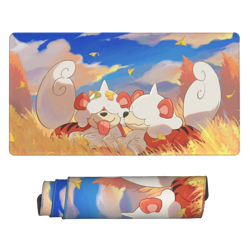 Hisuian Growlithe - Board Game Pokemon Playmat Games Mousepad Play Mat of TCG - Image 1
