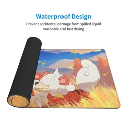 Hisuian Growlithe - Board Game Pokemon Playmat Games Mousepad Play Mat of TCG - Image 3