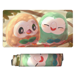 Rowlet - Board Game Pokemon Playmat Games Mousepad Play Mat of TCG 226056 - Image 1