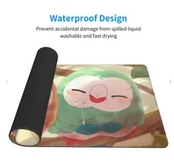 Rowlet - Board Game Pokemon Playmat Games Mousepad Play Mat of TCG 226056 - Image 3