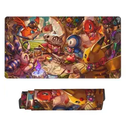Board Card Game Pokemon Piplup Playmat Game Mousepad Play Mat of TCG 114980 - Image 1