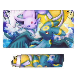 Umbreon Espeon Pokemon Board Card Game Playmat Mousepad Play Mat of TCG 225944 - Image 1
