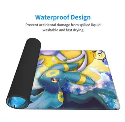 Umbreon Espeon Pokemon Board Card Game Playmat Mousepad Play Mat of TCG 225944 - Image 4