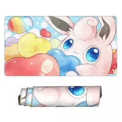 Wigglytuff Pokemon Board Card Game Playmat Games Mousepad Play Mat of TCG 225801 - Image 1