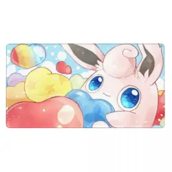 Wigglytuff Pokemon Board Card Game Playmat Games Mousepad Play Mat of TCG 225801 - Image 2