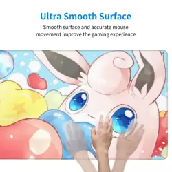 Wigglytuff Pokemon Board Card Game Playmat Games Mousepad Play Mat of TCG 225801 - Image 5