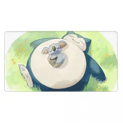 Snorlax - Board Card Game Pokemon Playmat Game Mousepad Play Mat of TCG 225775 - Image 2