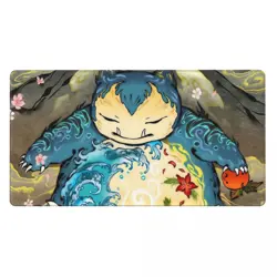 Snorlax - Board Card Game Pokemon Playmat Games Mousepad Play Mat of TCG 225761 - Image 2