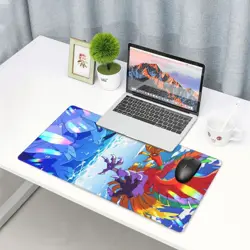 Ho-Oh Lugia - Board Game Pokemon Playmat Game Mousepad Play Mat of TCG 225752 - Image 3