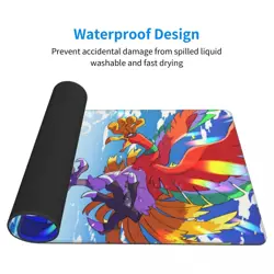 Ho-Oh Lugia - Board Game Pokemon Playmat Game Mousepad Play Mat of TCG 225752 - Image 4