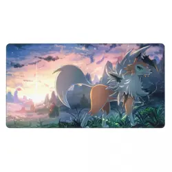 Lycanroc - Board Game Pokemon Playmat Games Mousepad Play Mat of TCG 225731 - Image 2