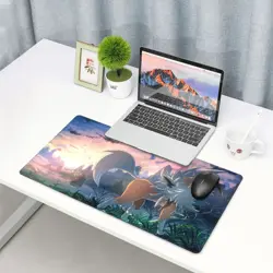 Lycanroc - Board Game Pokemon Playmat Games Mousepad Play Mat of TCG 225731 - Image 3