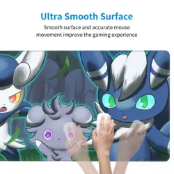 Espurr Meowstic Board Game Pokemon Playmat Games Mousepad Play Mat of TCG 225634 - Image 4
