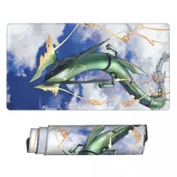 Rayquaza - Board Game Pokemon Playmat Games Mousepad Play Mat of TCG 225635 - Image 1