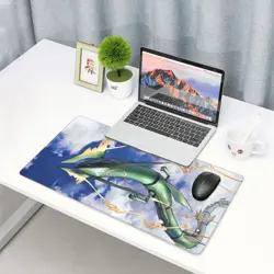 Rayquaza - Board Game Pokemon Playmat Games Mousepad Play Mat of TCG 225635 - Image 3