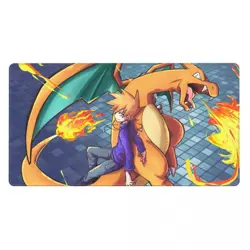 Charizard - Board Card Game Pokemon Playmat Game Mousepad Play Mat of TCG 225609 - Image 2
