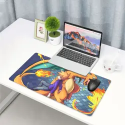 Charizard - Board Card Game Pokemon Playmat Game Mousepad Play Mat of TCG 225609 - Image 3