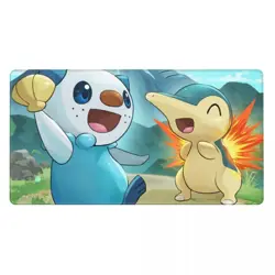 Cyndaquil Oshawott Board Game Pokemon Playmat Games Mousepad Play Mat of TCG - Image 2